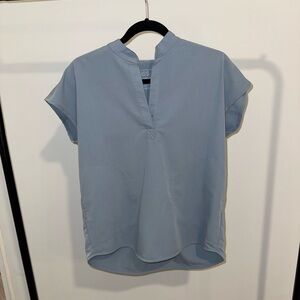 Figs Women’s Dusty Blue Rafaela Scrub Top